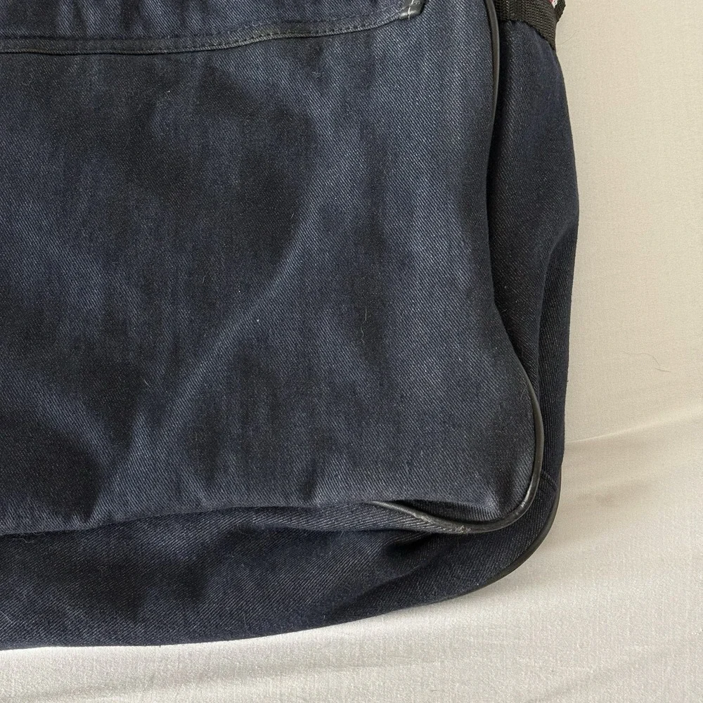 Y2K Messenger Bag Crossbody Retro Laptop Shoulder Bag 00s Hipster Vintage Blue